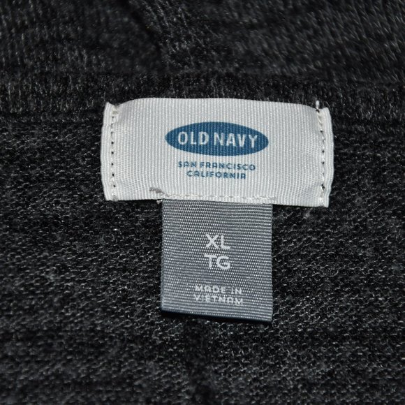 Old Navy sz XL Gray Long Sleeve Knit Casual Top "Black Jack" - Picture 8 of 8